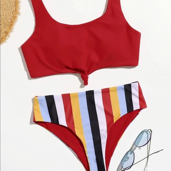 Other - 🎉Striped Bikini Bottom! Mix and Match!